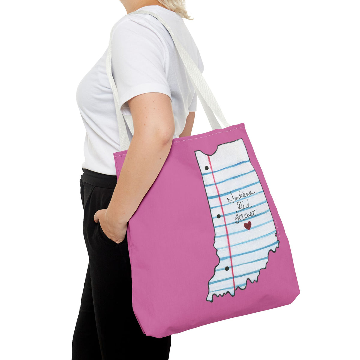 "Indiana Girl" Tote Bag by Zabrina Fine Art