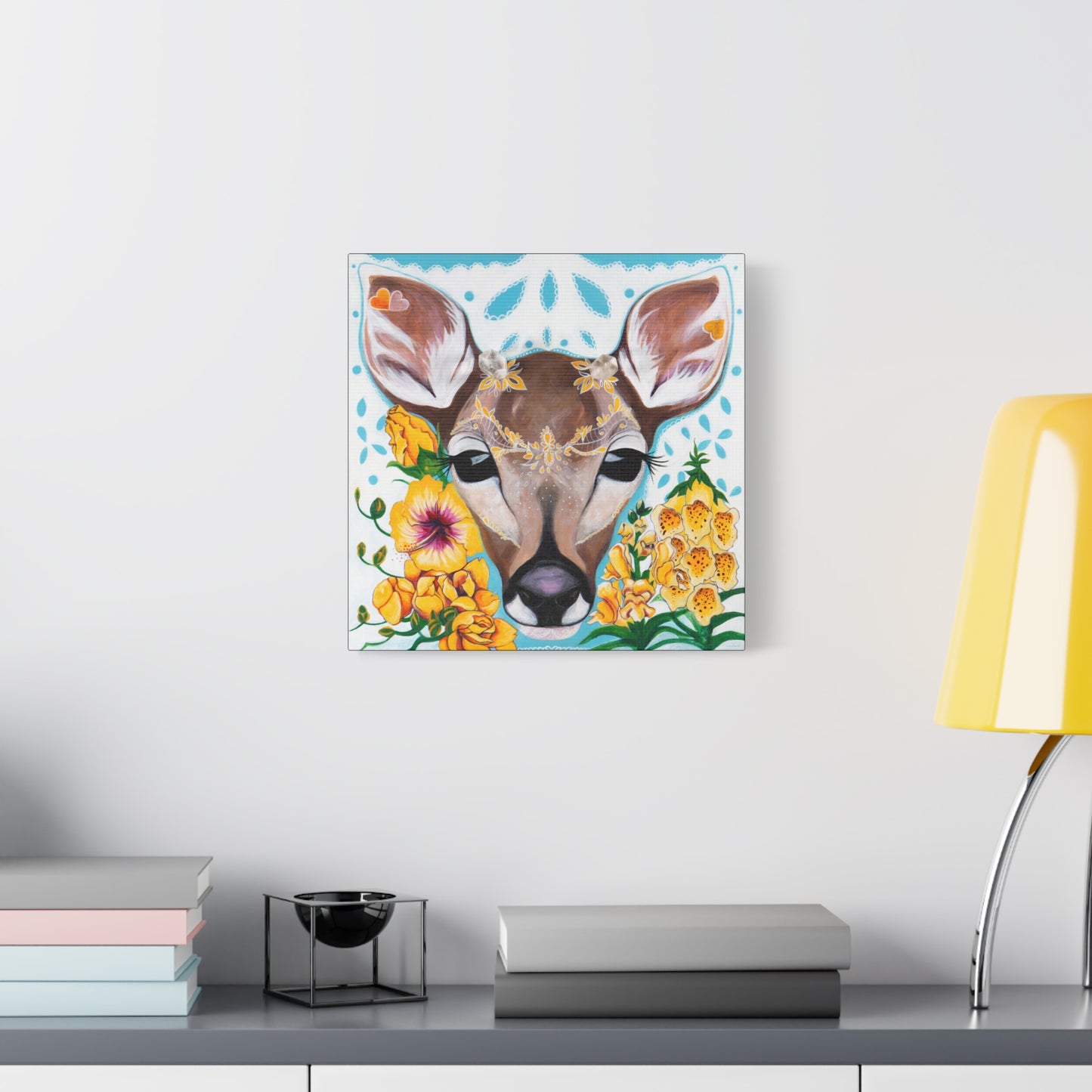 "Gentle Prince" Unframed Canvas Black Edge Reproduction by Zabrina Fine Art