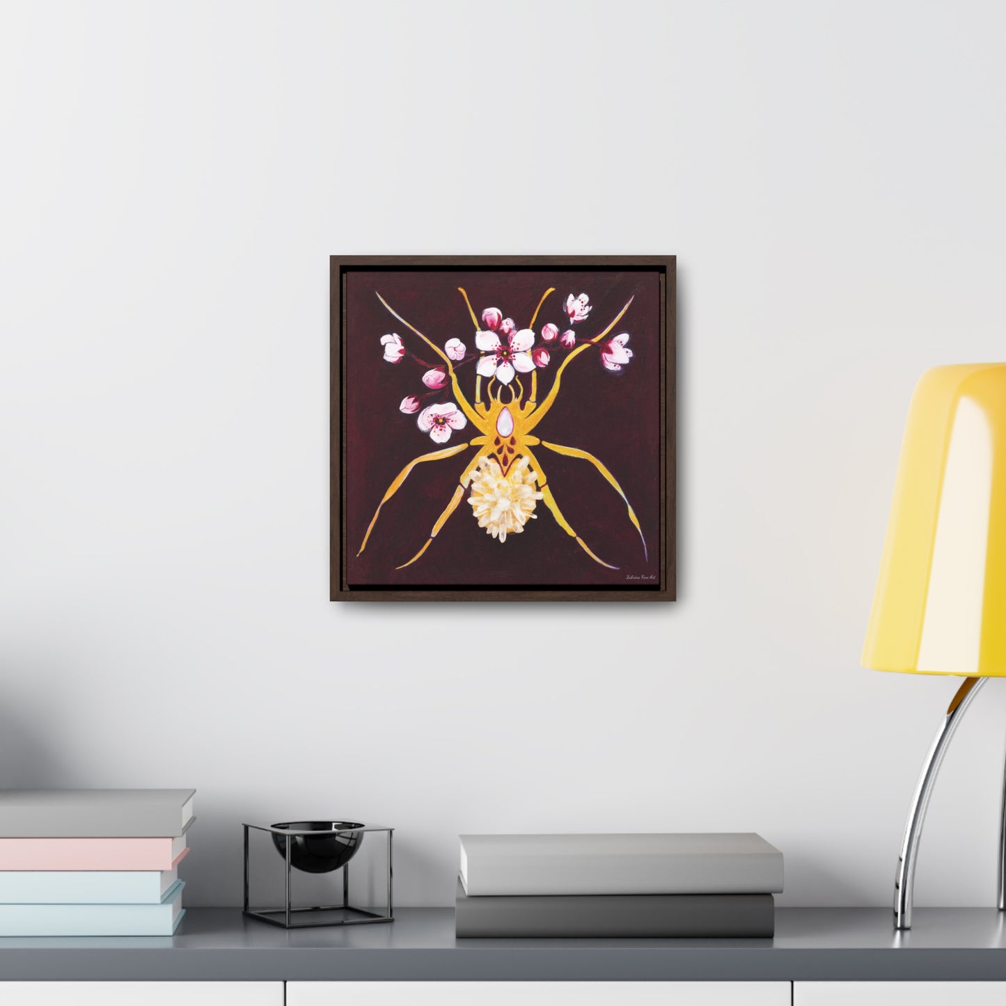 "Crystal Spider" Framed Canvas Fine Art Reproduction by Zabrina Fine Art