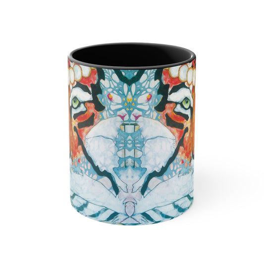 "Tigress" Ceramic Mug by Zabrina Fine Art