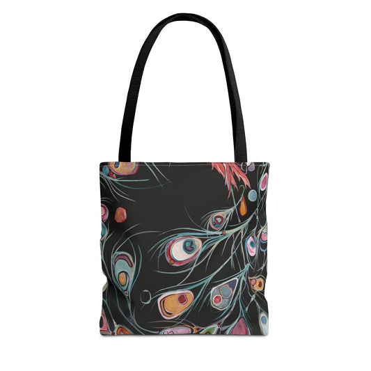 "Peacock" Tote Bag by Zabrina Fine Art