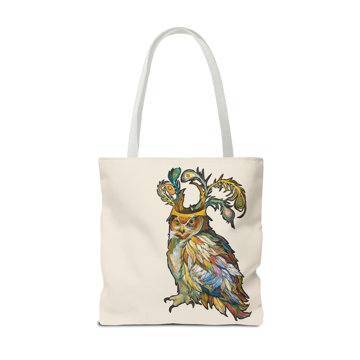"Two Owls" Tote Bag by Zabrina Fine Art