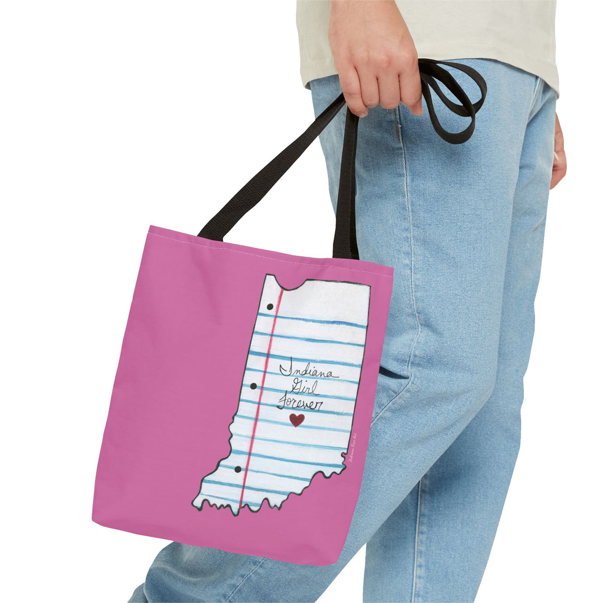 "Indiana Girl" Tote Bag by Zabrina Fine Art