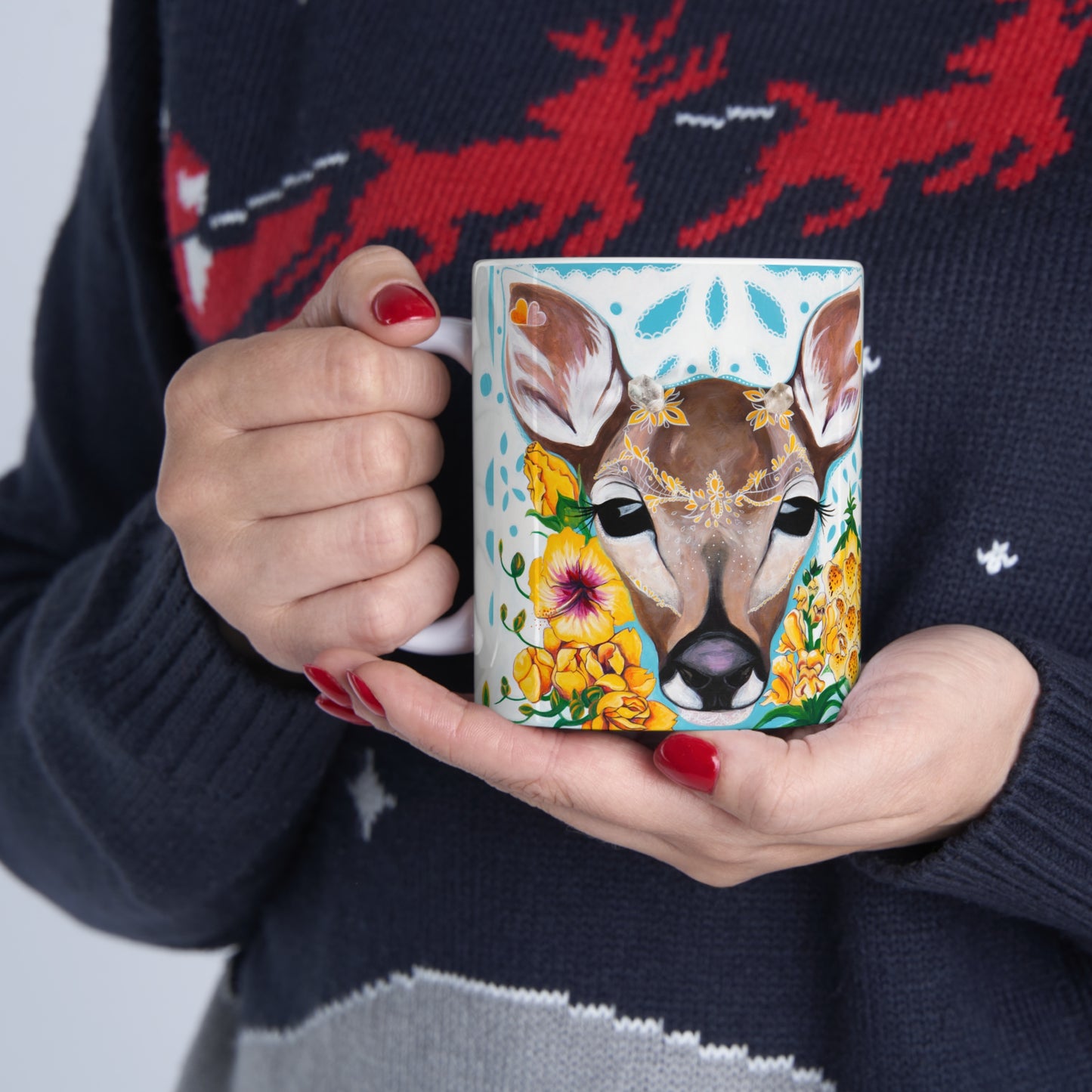 "Gentle Prince" Ceramic Mug by Zabrina Fine Art