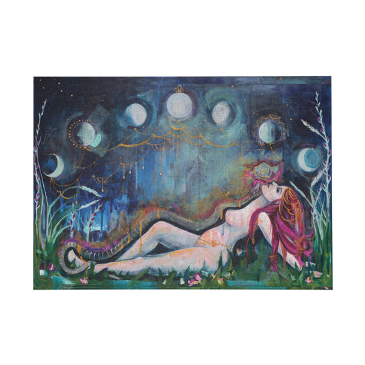 "Moon Bather" 1000 Piece Puzzle by Zabrina Fine Art