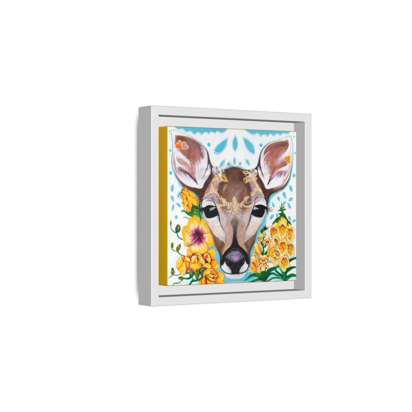 "Gentle Prince" Framed Canvas Fine Art Reproduction by Zabrina Fine Art