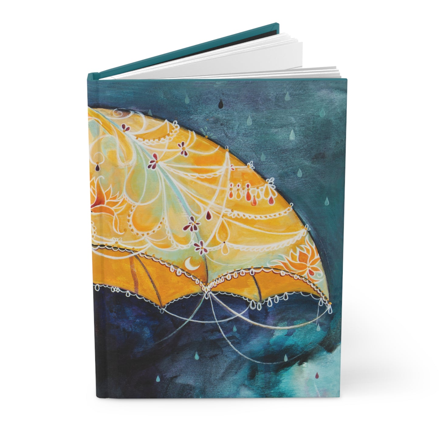 "Rain Glow" Hardcover Journal by Zabrina Fine Art