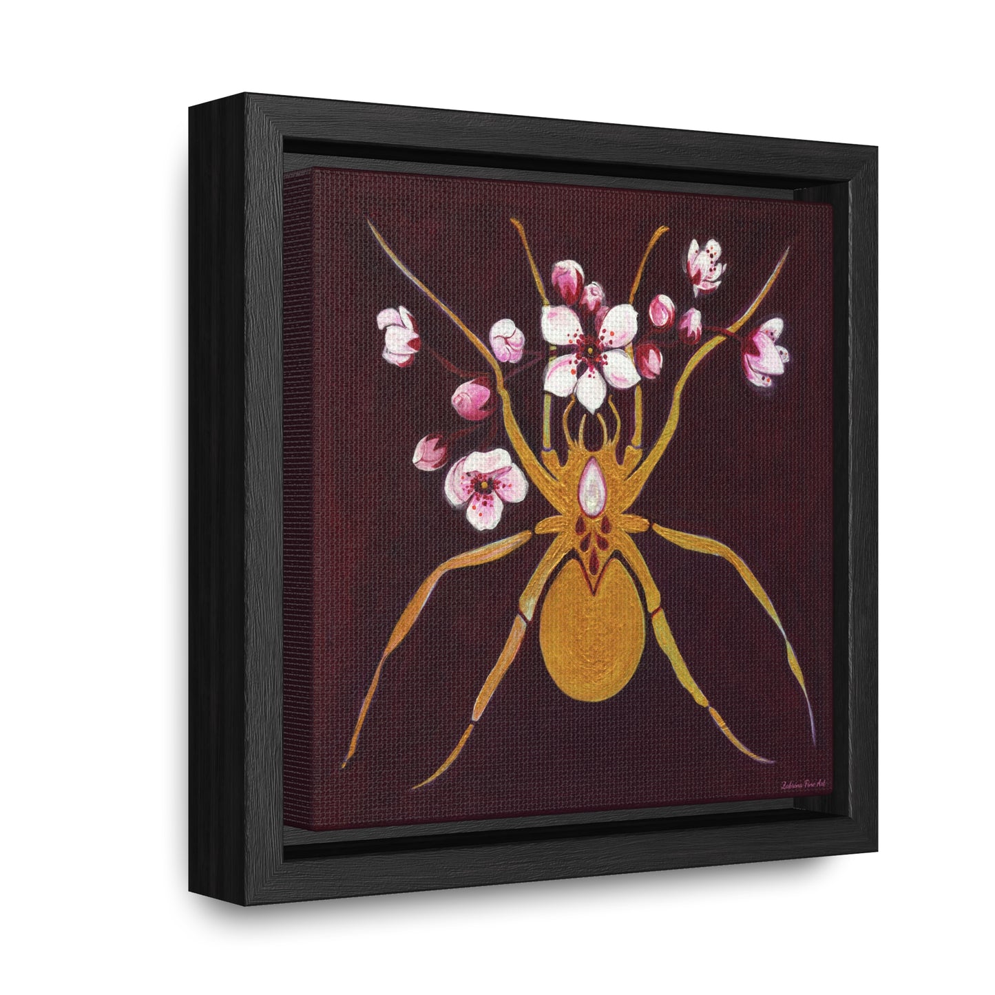 "Gold Spider" Framed Canvas Fine Art Reproduction by Zabrina Fine Art