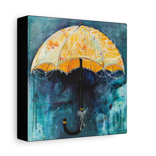 "Rain Glow" Unframed Canvas Black Edge Reproduction by Zabrina Fine Art