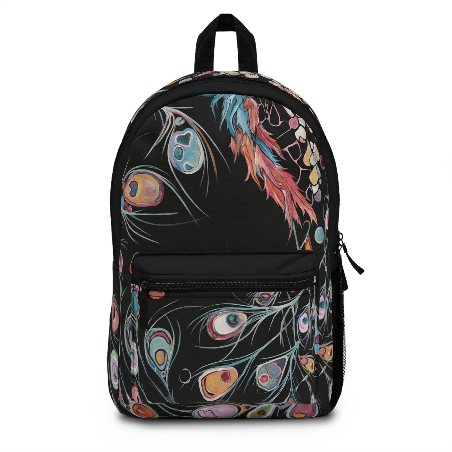 "Peacock" Backpack by Zabrina Fine Art