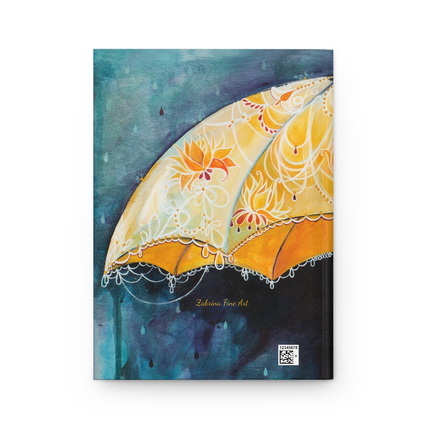 "Rain Glow" Hardcover Journal by Zabrina Fine Art