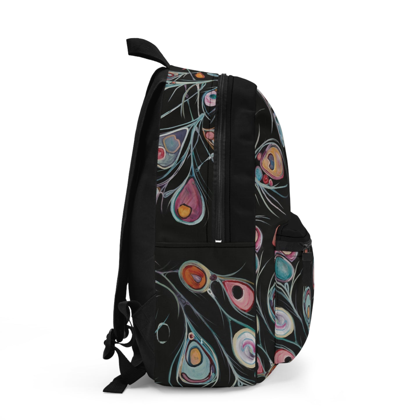 "Peacock" Backpack by Zabrina Fine Art