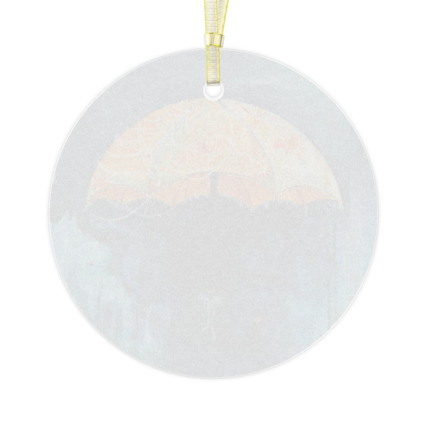 "Rain Glow" Glass Ornament by Zabrina Fine Art