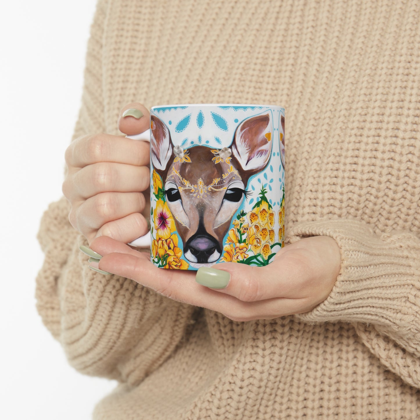 "Gentle Prince" Ceramic Mug by Zabrina Fine Art