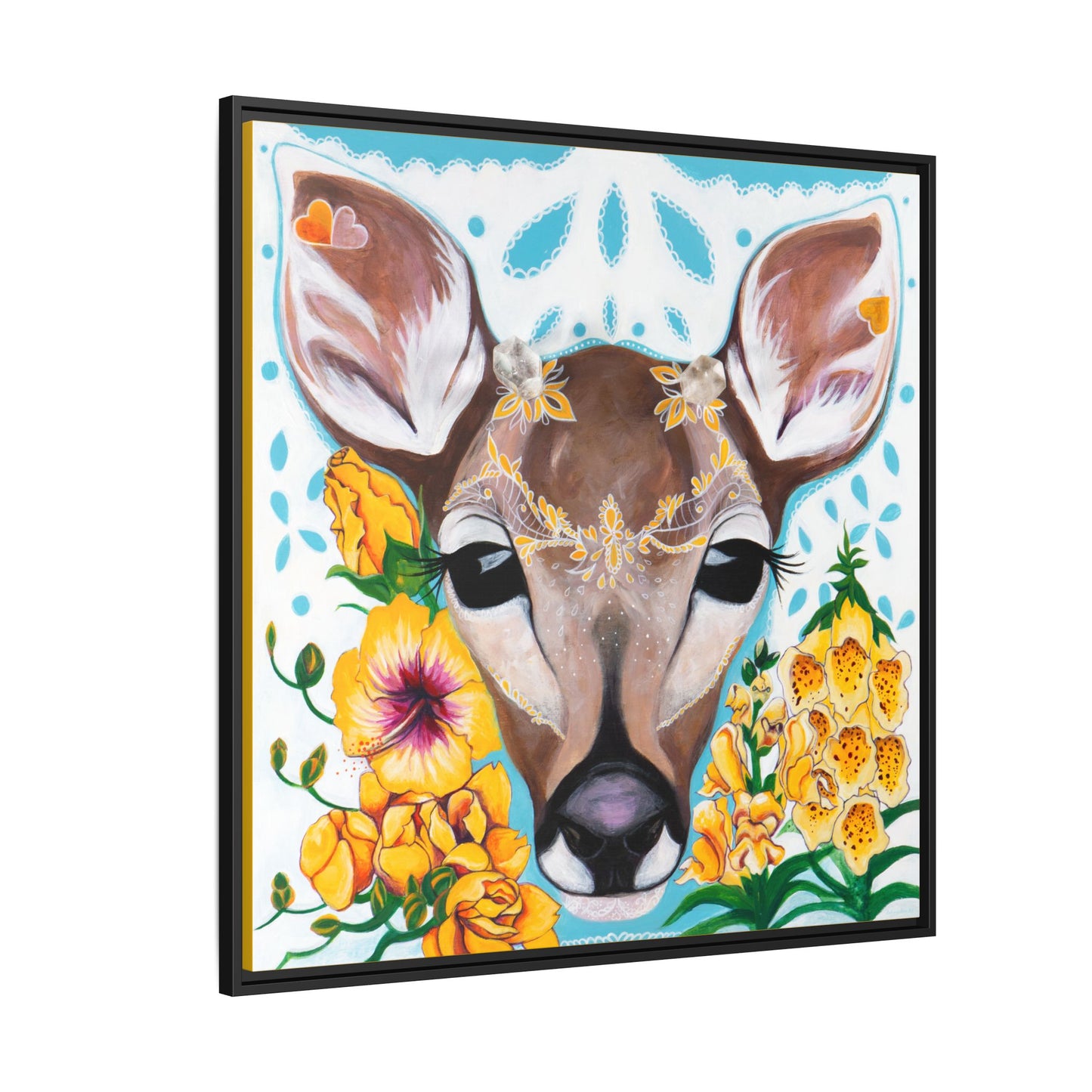 "Gentle Prince" Framed Canvas Fine Art Reproduction by Zabrina Fine Art