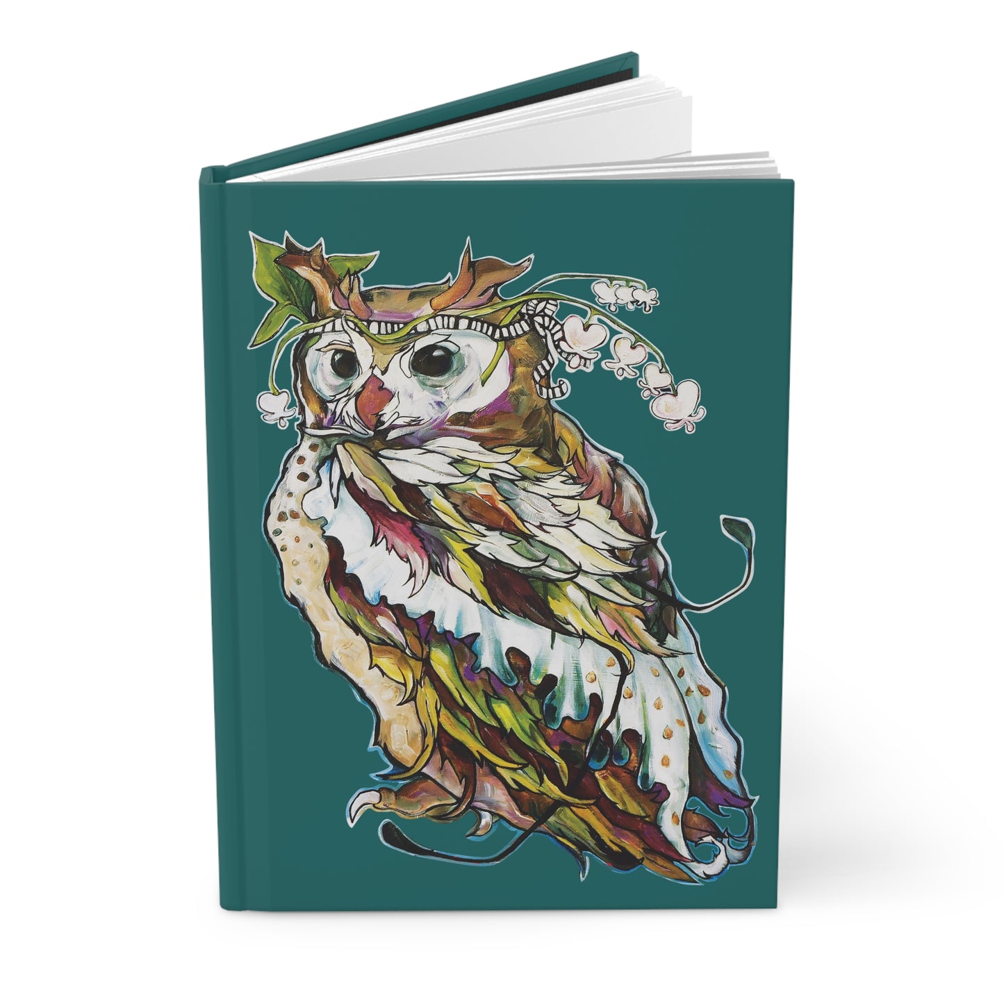 "Fairy Owl" Hardcover Journal by Zabrina Fine Art