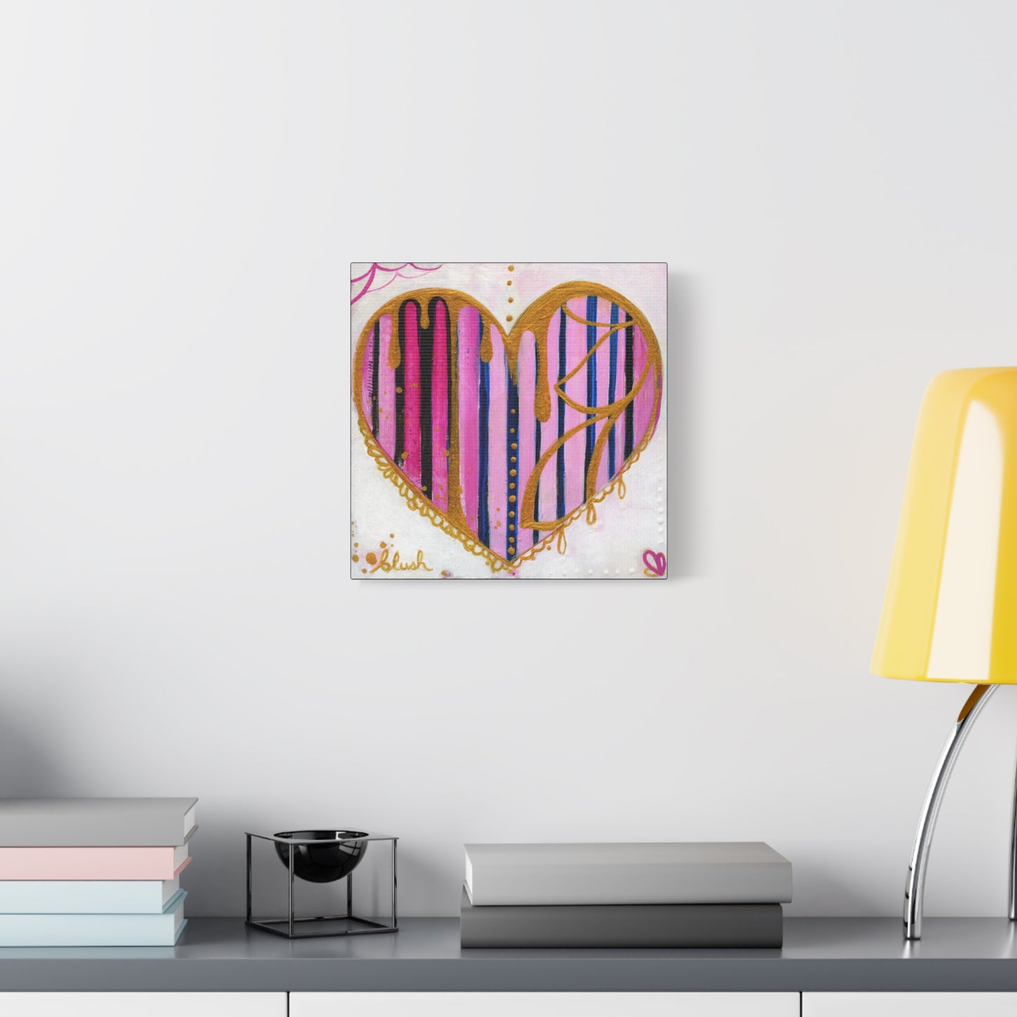 "Blush" Unframed Canvas Black Edge Reproduction by Zabrina Fine Art