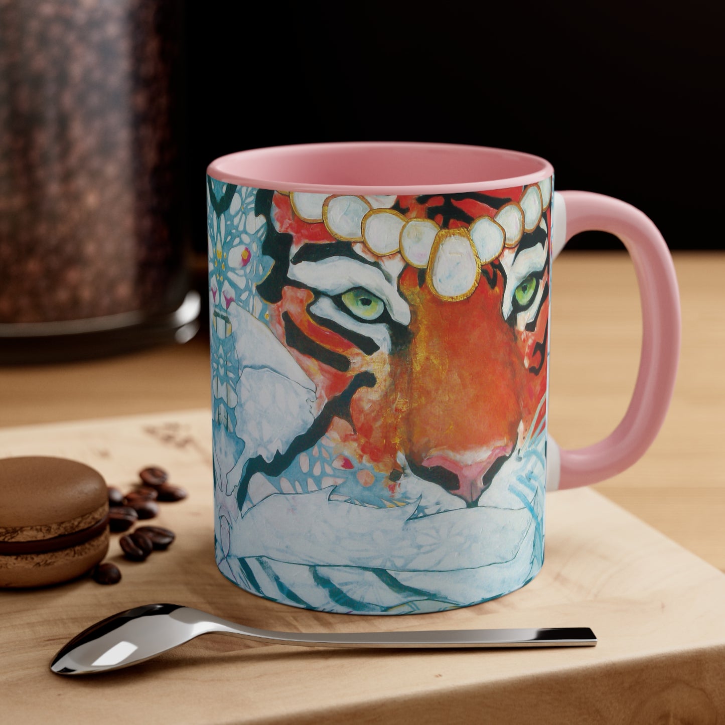 "Tigress" Ceramic Mug by Zabrina Fine Art