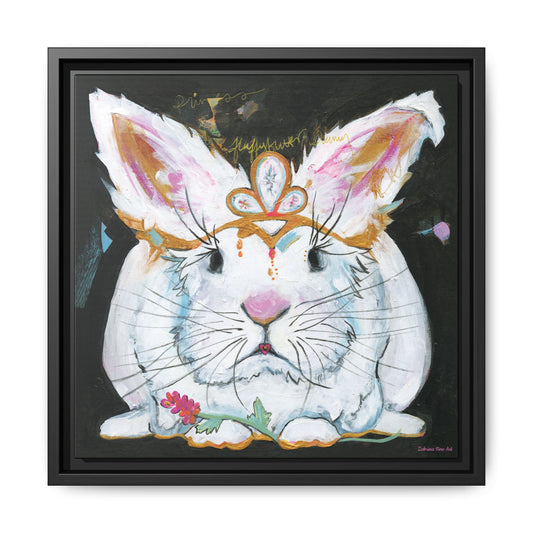 "Princess Fluffy Butter" Framed Canvas Fine Art Reproduction by Zabrina Fine Art