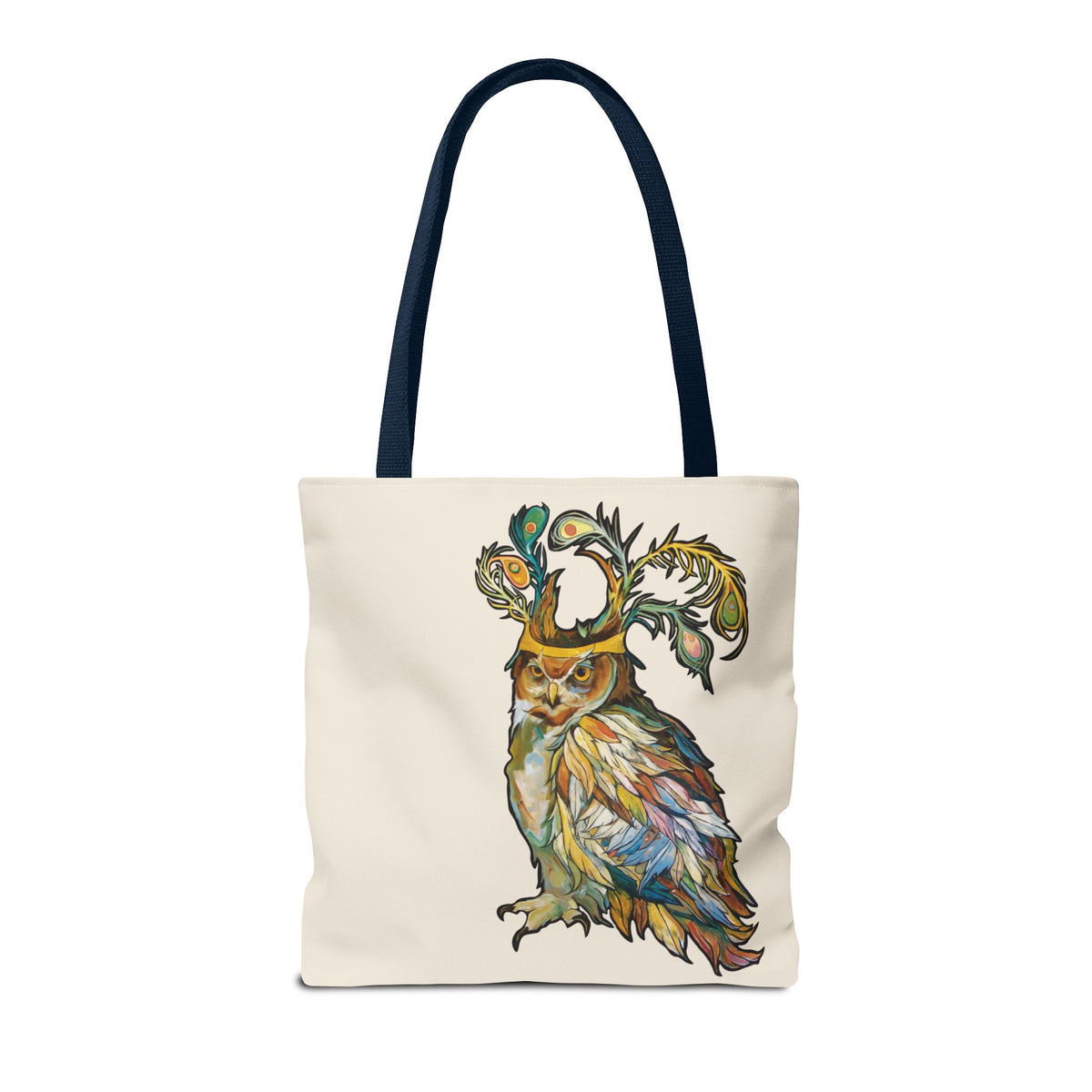 "Two Owls" Tote Bag by Zabrina Fine Art