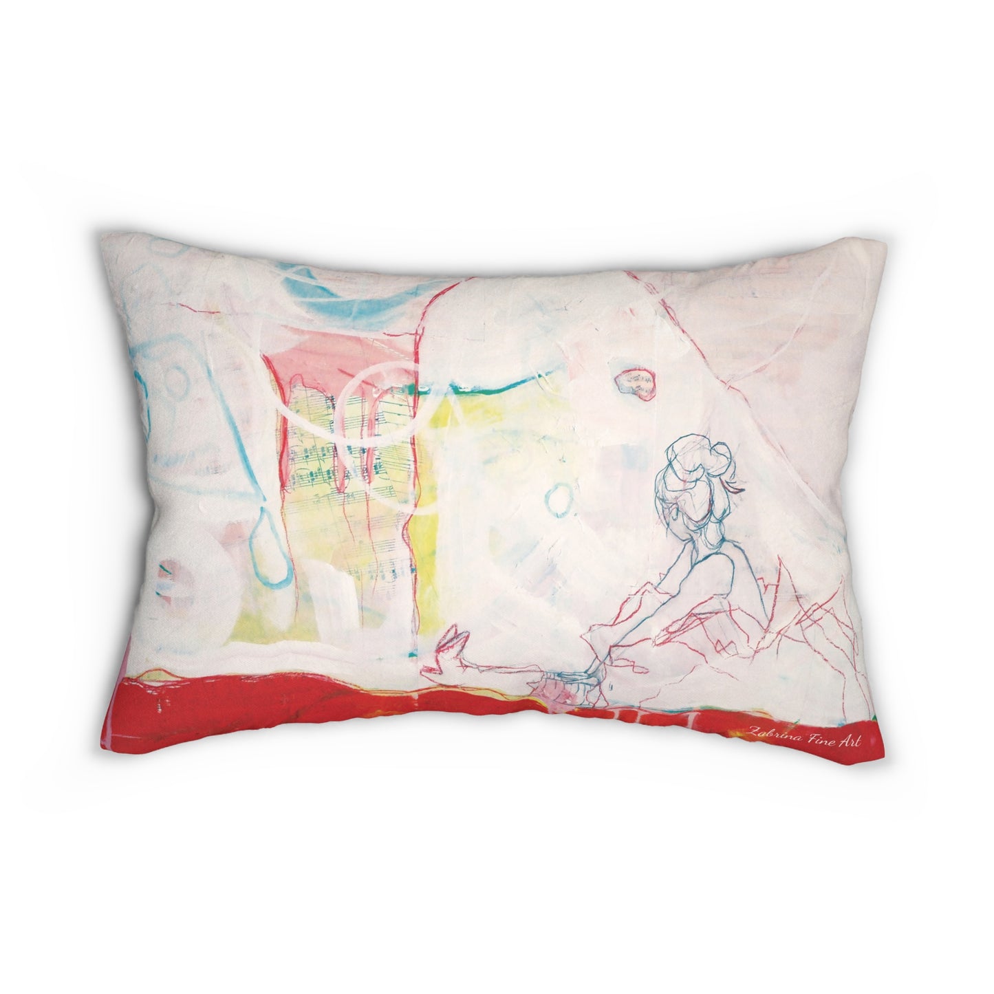 "Moon River" Throw Pillow by Zabrina Fine Art