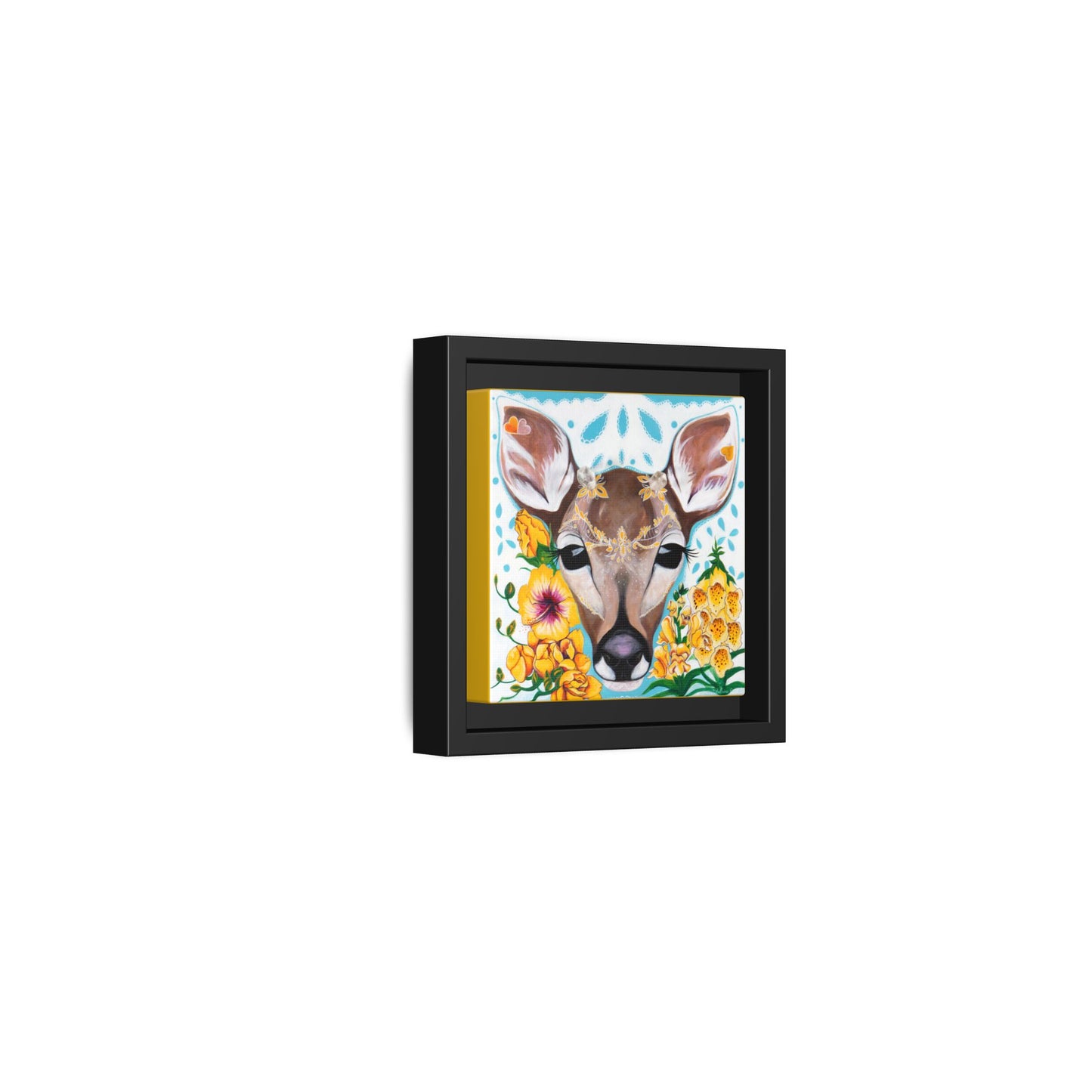 "Gentle Prince" Framed Canvas Fine Art Reproduction by Zabrina Fine Art