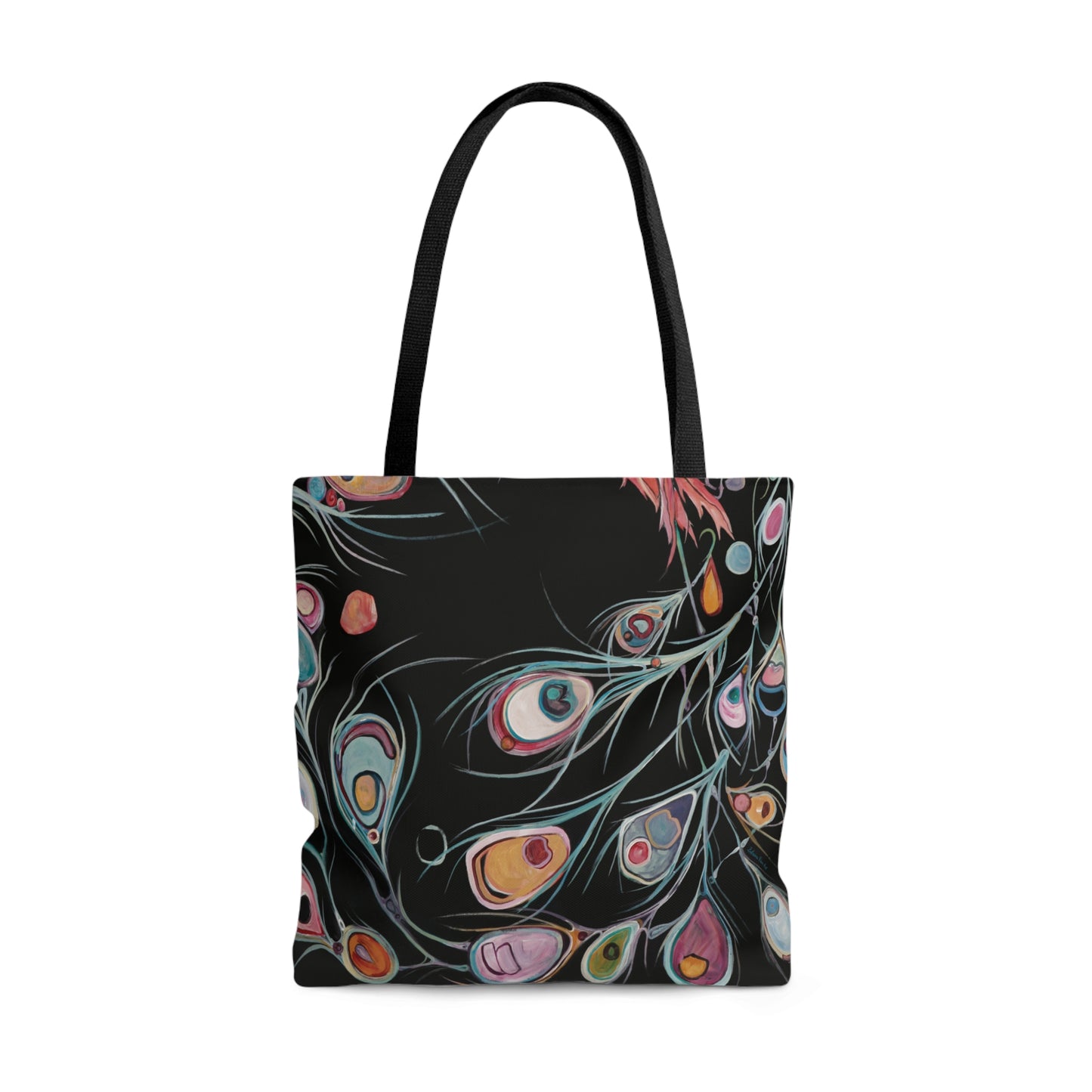 "Peacock" Tote Bag by Zabrina Fine Art