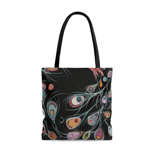 "Peacock" Tote Bag by Zabrina Fine Art