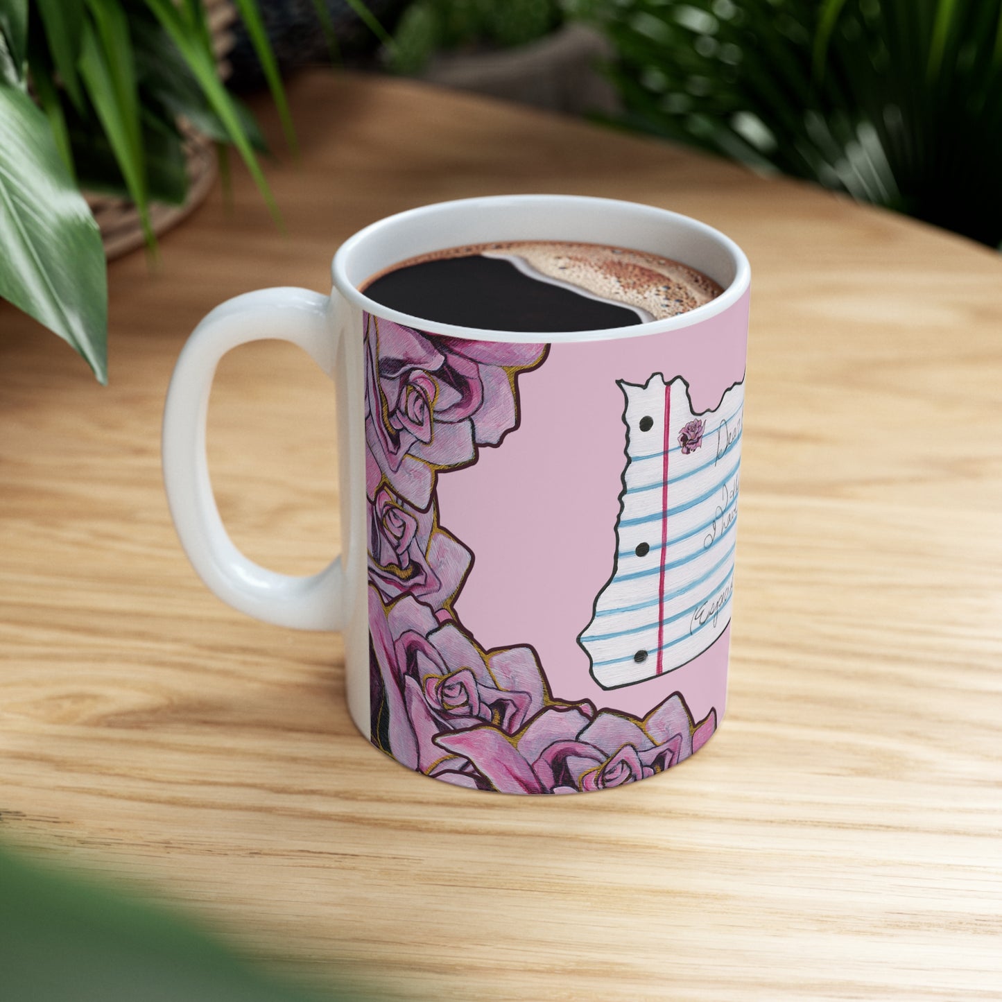 "Dear Oregon" Ceramic Mug by Zabrina Fine Art