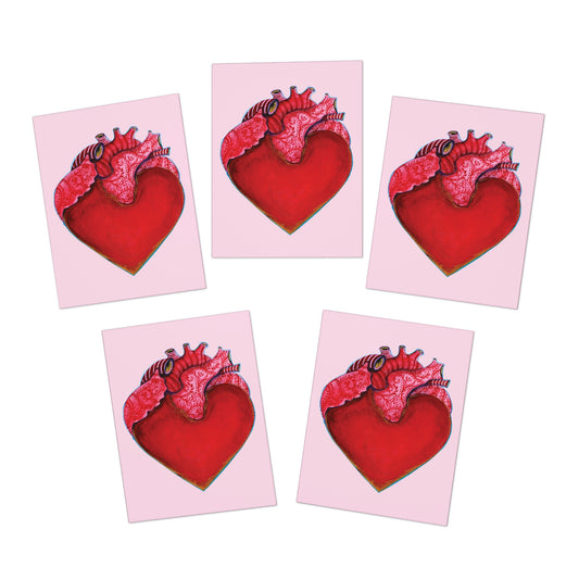 "Filagree Heart" Note Cards by Zabrina Fine Art (Set of 5) FREE SHIPPING