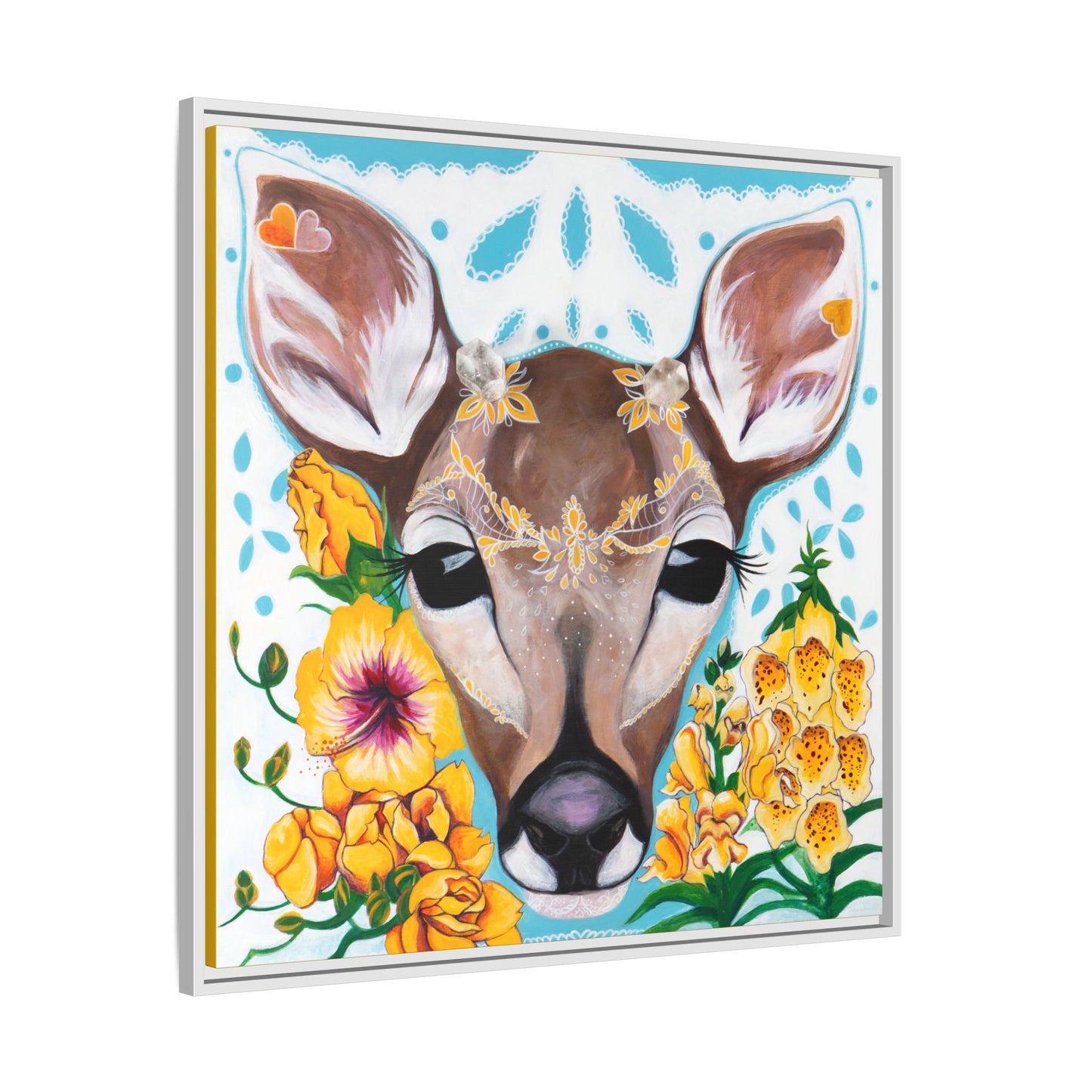 "Gentle Prince" Framed Canvas Fine Art Reproduction by Zabrina Fine Art