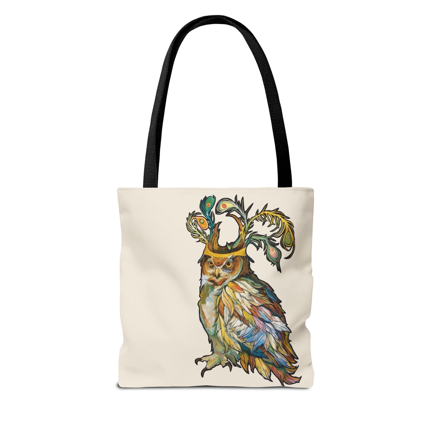 "Two Owls" Tote Bag by Zabrina Fine Art