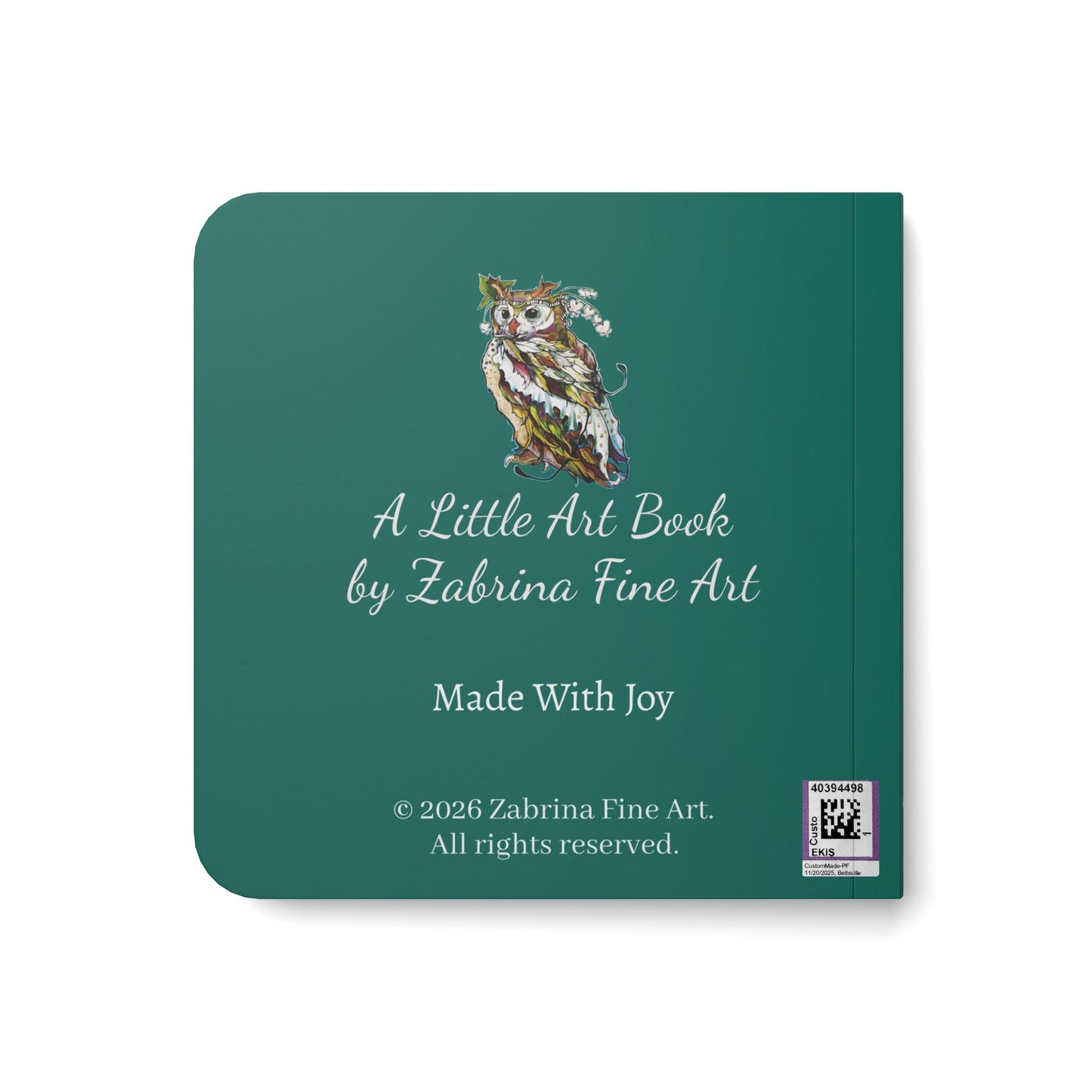 A Little Art & Word Book by Zabrina Fine Art