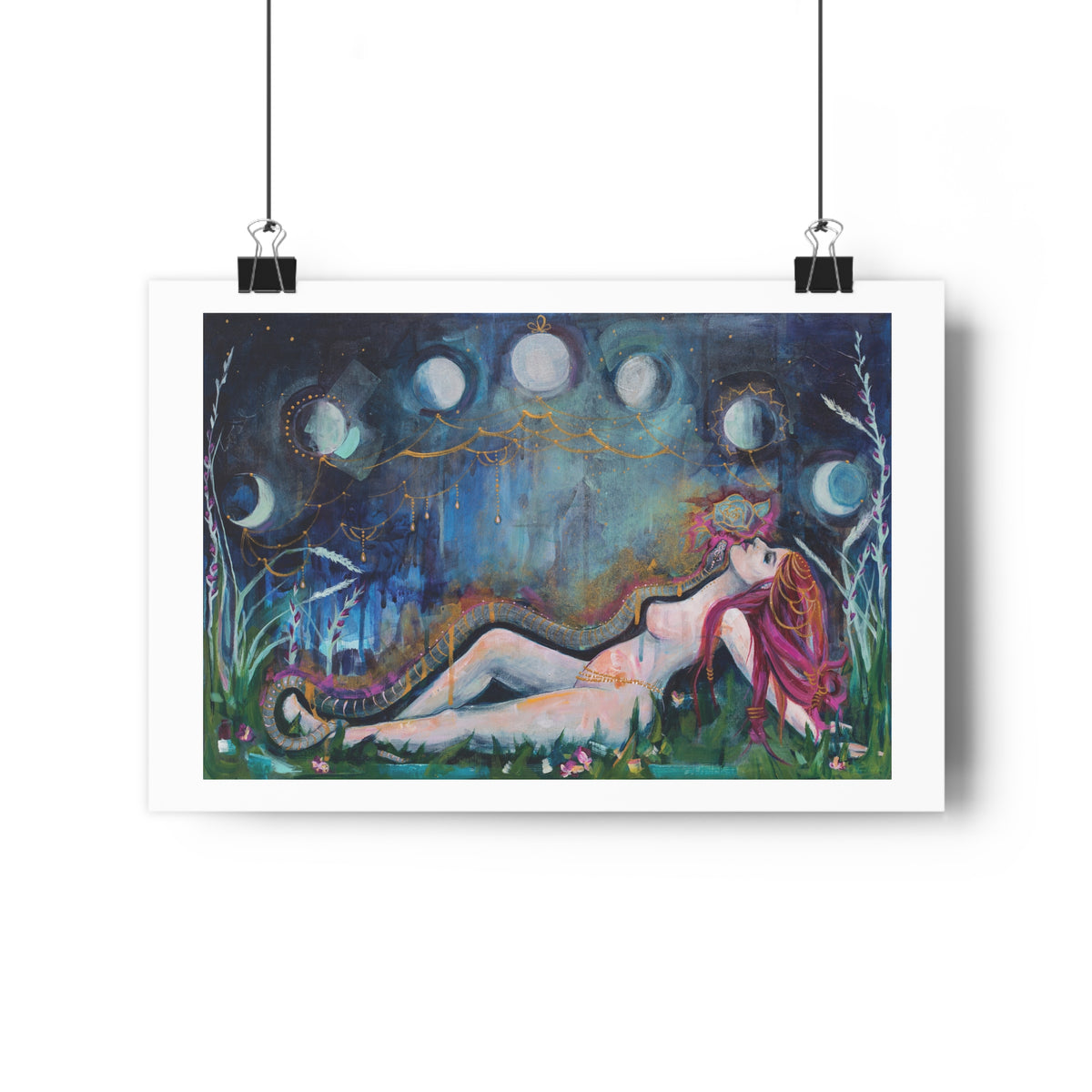 "Moon Bather" Giclée Art Print by Zabrina Fine Art