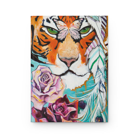 "Tiger Eyes" Hardcover Journal by Zabrina Fine Art