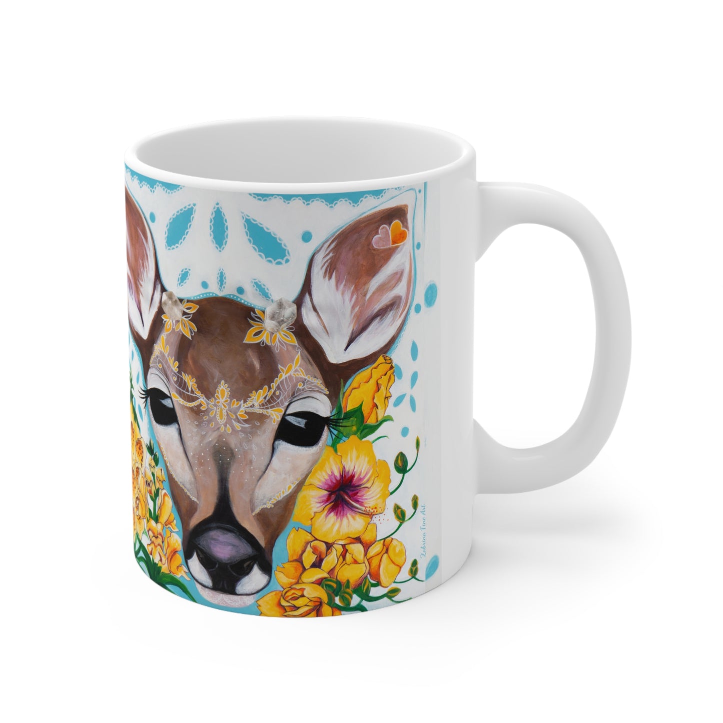 "Gentle Prince" Ceramic Mug by Zabrina Fine Art