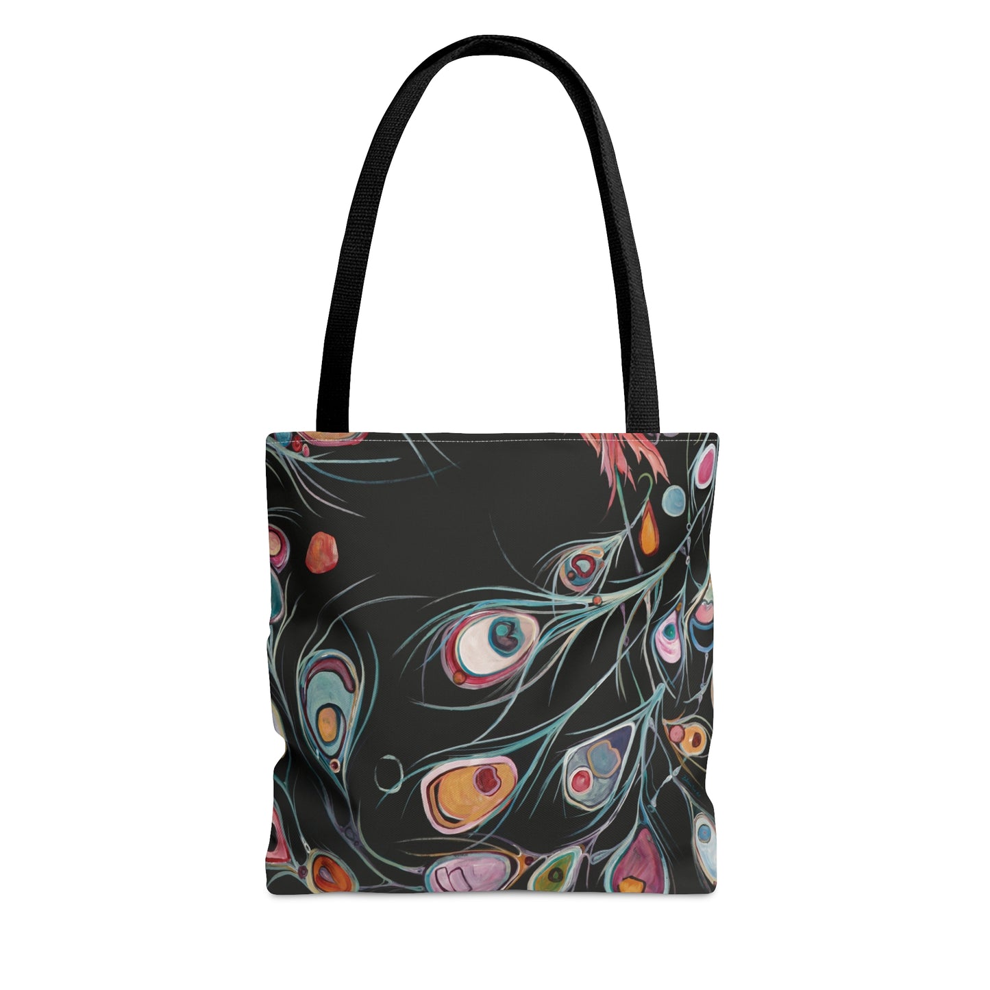 "Peacock" Tote Bag by Zabrina Fine Art