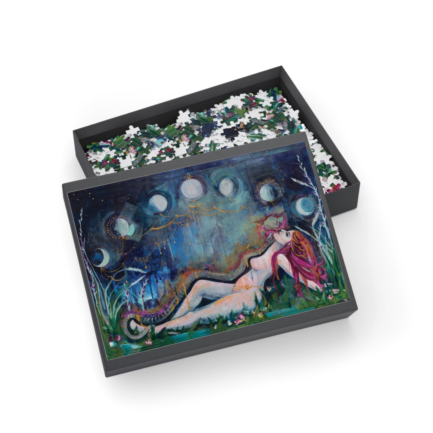 "Moon Bather" 1000 Piece Puzzle by Zabrina Fine Art