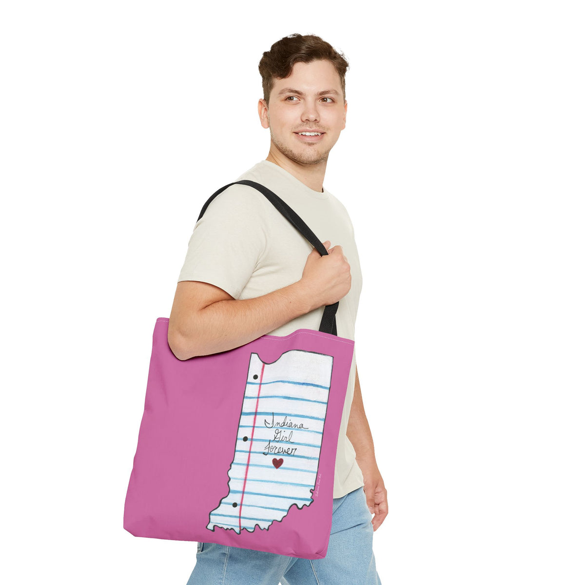 "Indiana Girl" Tote Bag by Zabrina Fine Art