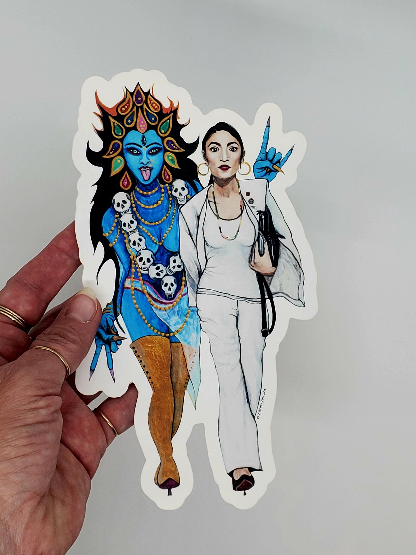 "Kali and Alexandria ZSticker" Die-Cut Sticker