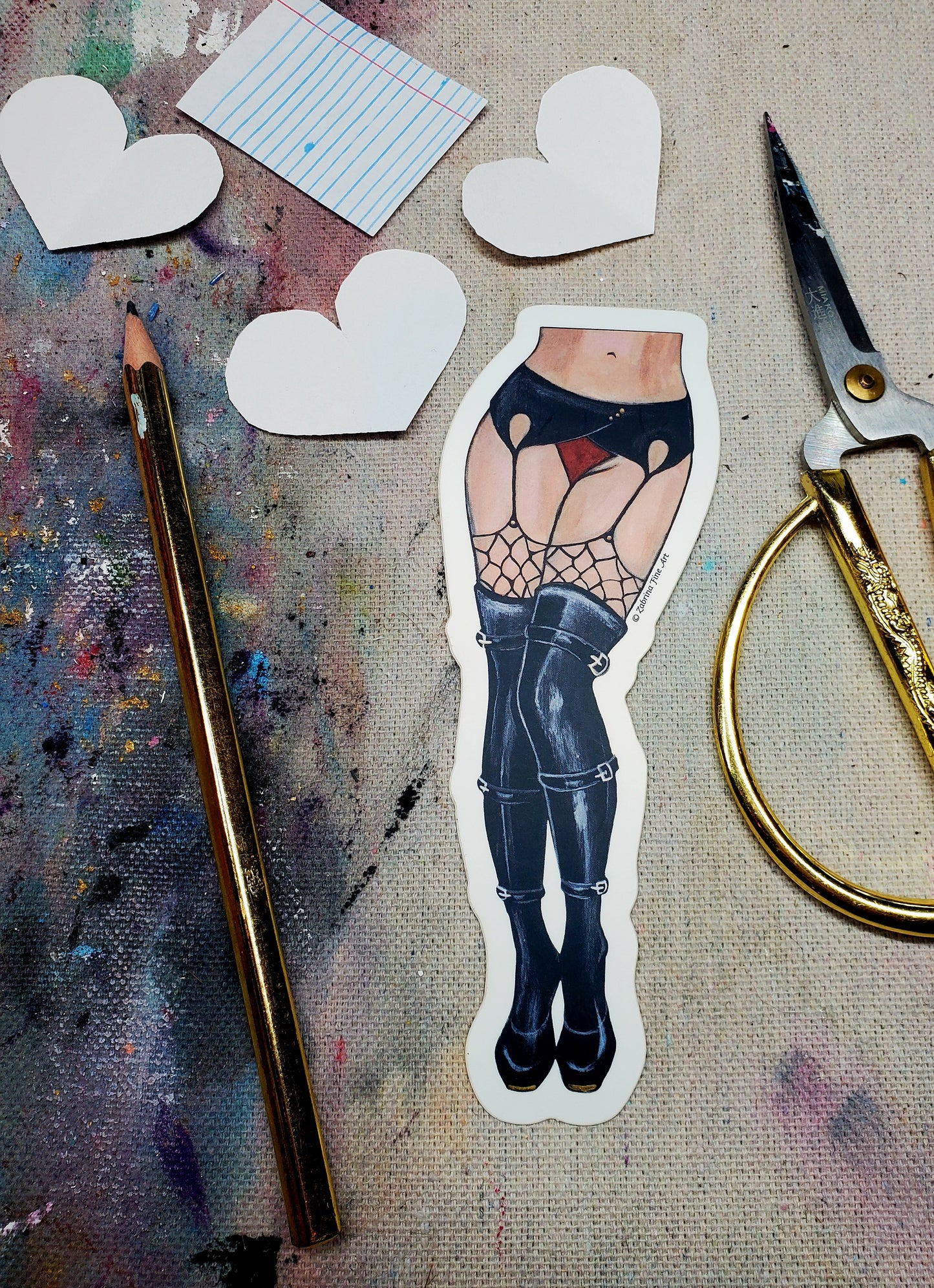 "Legs ZSticker" Die-Cut Sticker