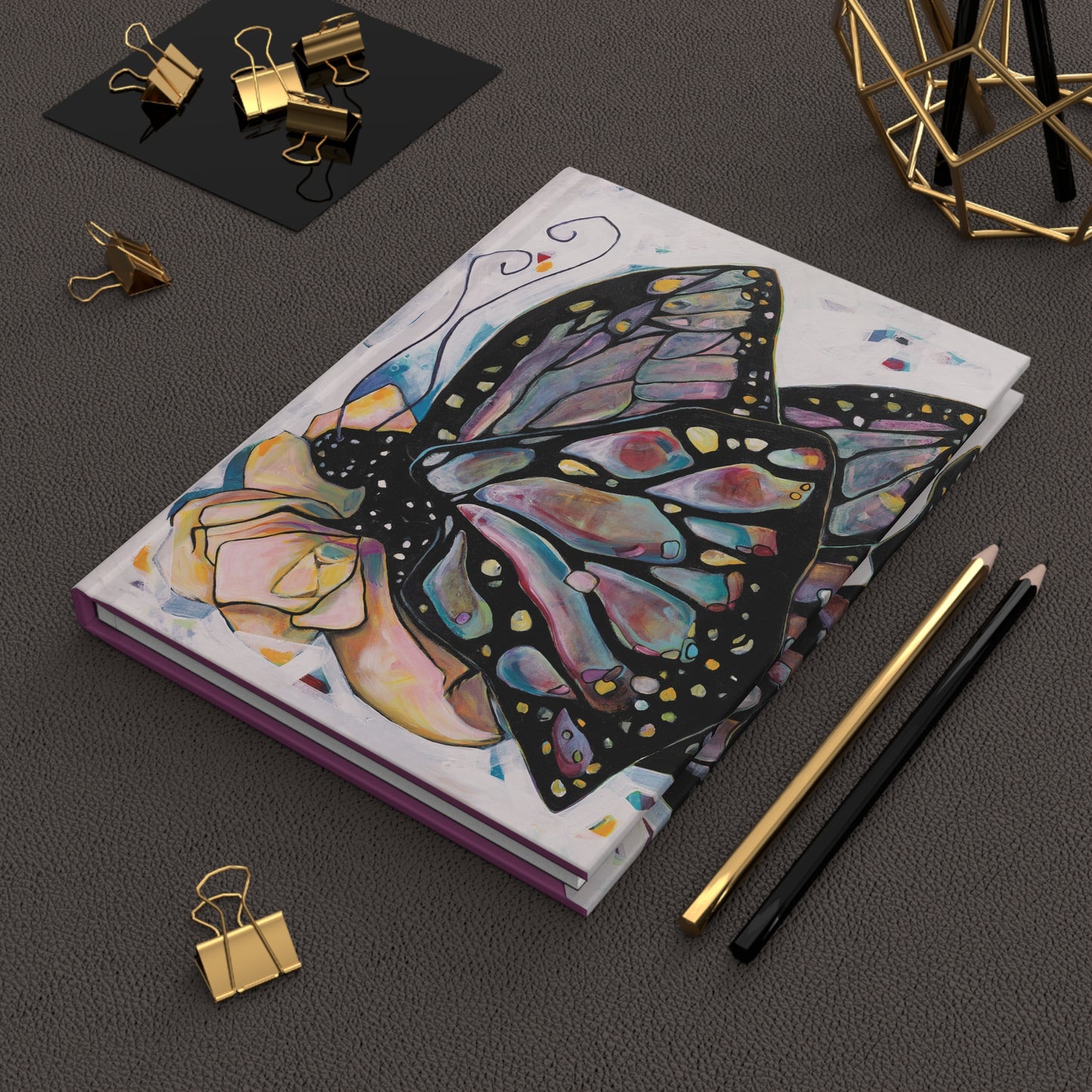 "Butterfly" Hardcover Journal by Zabrina Fine Art