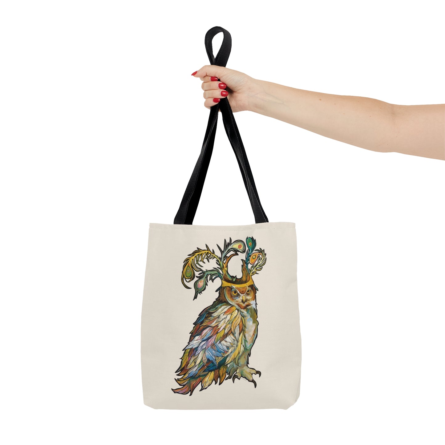 "Two Owls" Tote Bag by Zabrina Fine Art