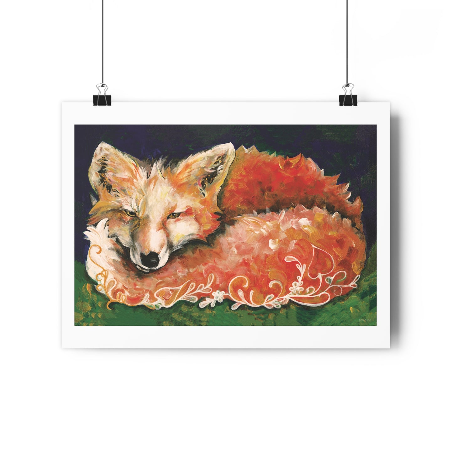 "Fox" Giclée Art Print by Zabrina Fine Art