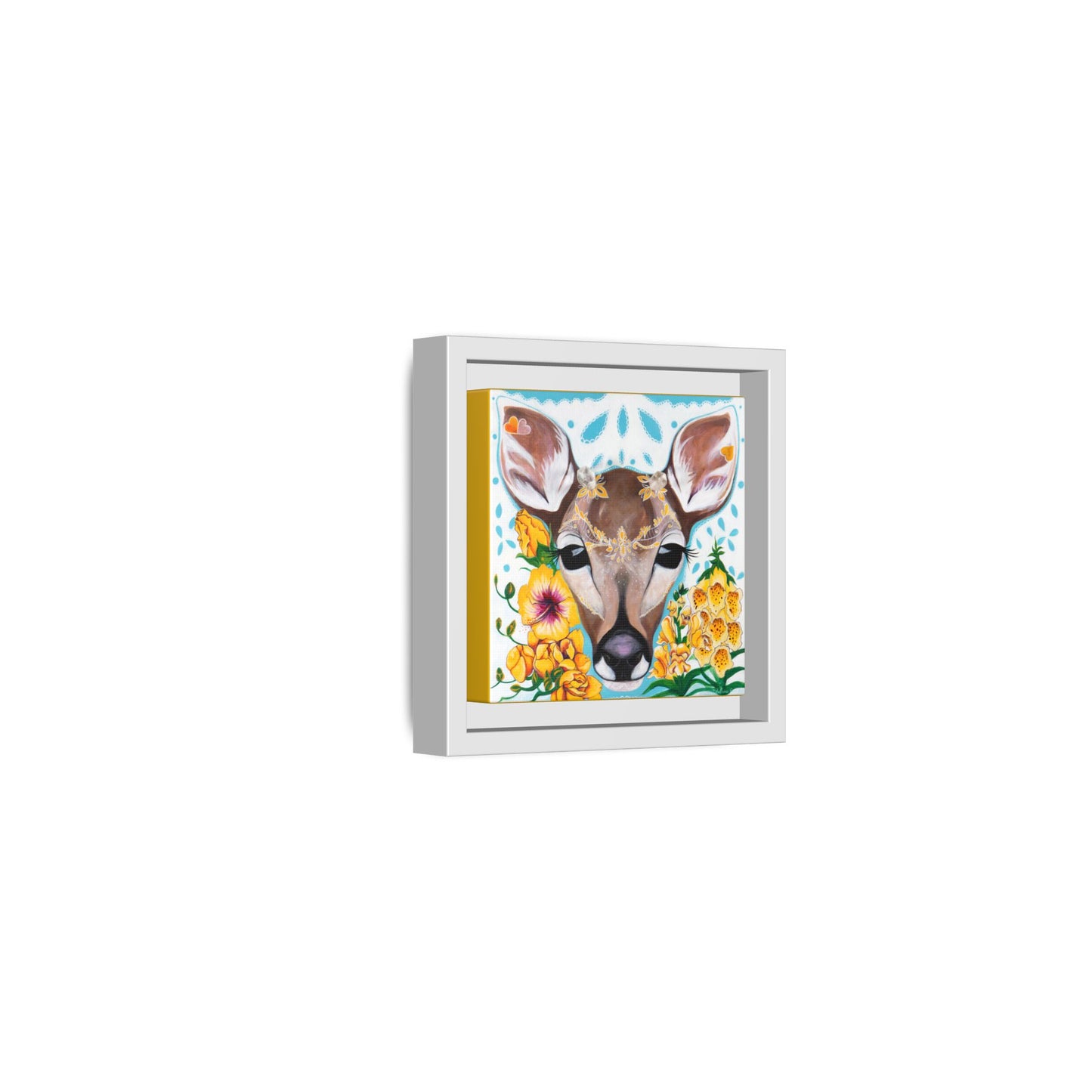 "Gentle Prince" Framed Canvas Fine Art Reproduction by Zabrina Fine Art