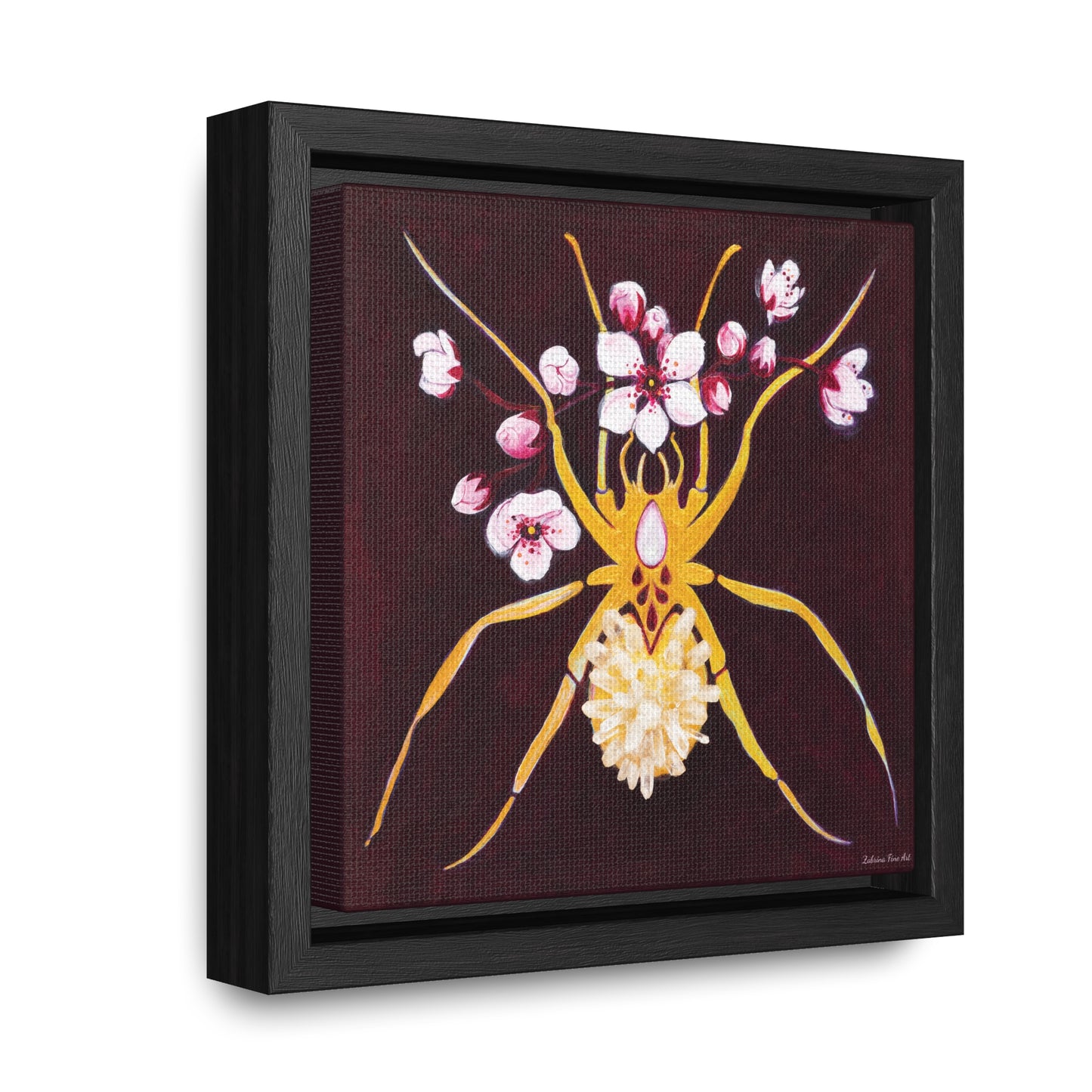 "Crystal Spider" Framed Canvas Fine Art Reproduction by Zabrina Fine Art