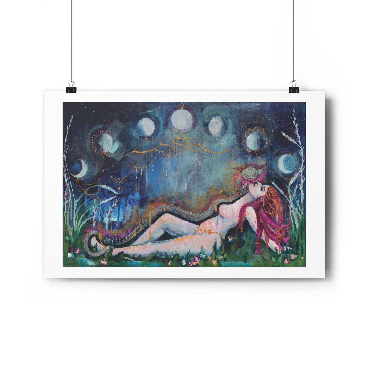 "Moon Bather" Giclée Art Print by Zabrina Fine Art