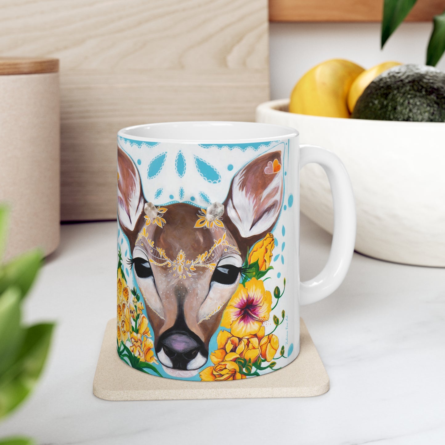 "Gentle Prince" Ceramic Mug by Zabrina Fine Art