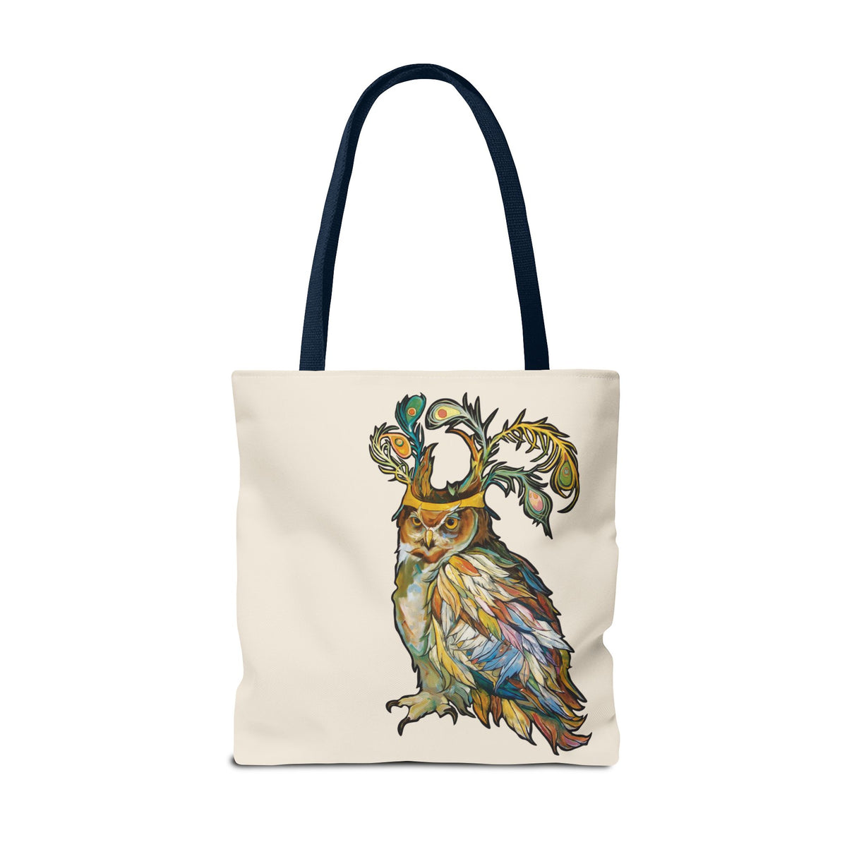"Two Owls" Tote Bag by Zabrina Fine Art