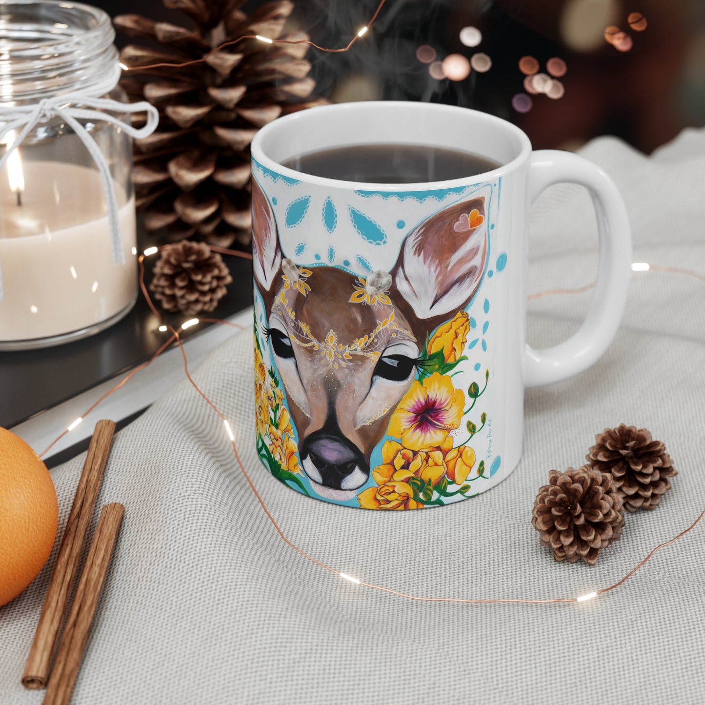 "Gentle Prince" Ceramic Mug by Zabrina Fine Art